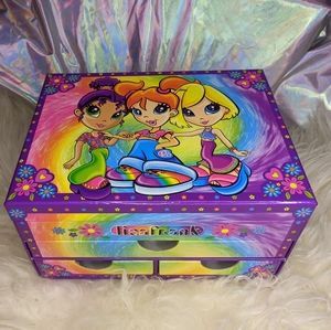 Vintage Lisa Frank 90s Jewelry Box